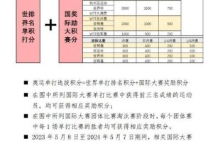 乒乓球单打奥运（突破极限，展现技艺-以乒乓球单打几局奥运为主题的精彩赛事）