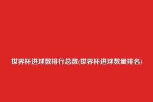 世界杯历史进球数排行榜（揭秘一届世界杯历史进球数最多的球员及他们的传奇之路）