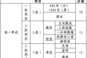 提高河北中考体育足球考试技巧的关键要点（河北中考体育足球考试的注意事项和训练方法）