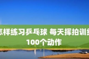 乒乓球挥拍技巧的训练秘籍（打造稳定准确的挥拍动作，提升乒乓球水平）